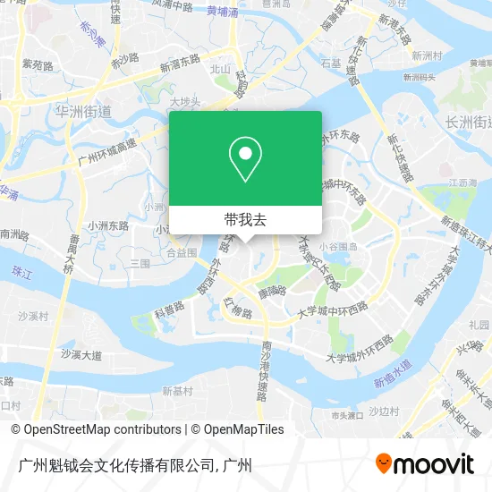 广州魁钺会文化传播有限公司地图