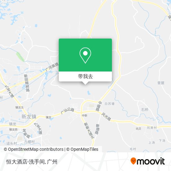 恒大酒店-洗手间地图