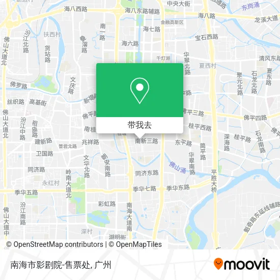 南海市影剧院-售票处地图