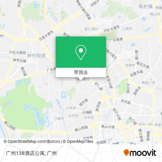 广州138酒店公寓地图