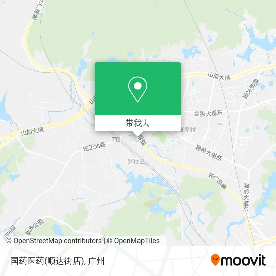 国药医药(顺达街店)地图