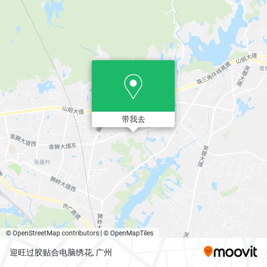 迎旺过胶贴合电脑绣花地图