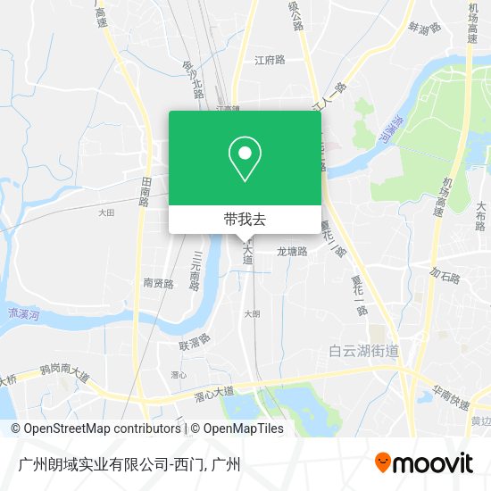 广州朗域实业有限公司-西门地图