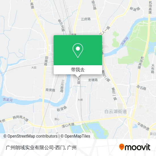 广州朗域实业有限公司-西门地图