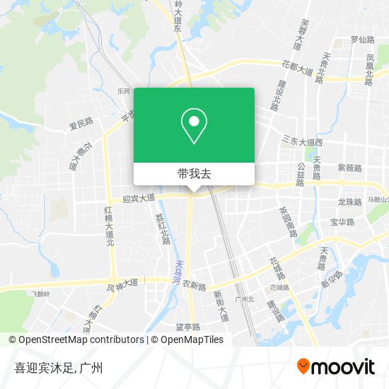 喜迎宾沐足地图