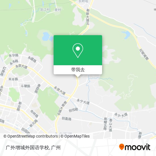 广外增城外国语学校地图