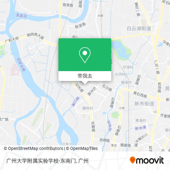 广州大学附属实验学校-东南门地图
