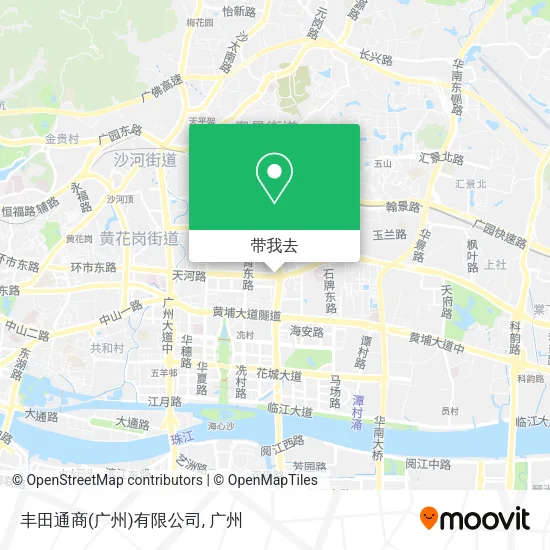 丰田通商(广州)有限公司地图