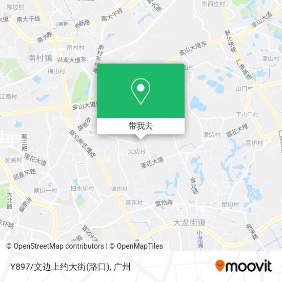 Y897/文边上约大街(路口)地图