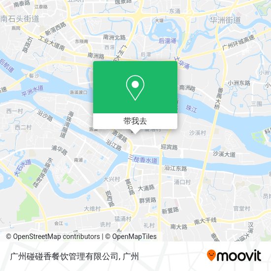 广州碰碰香餐饮管理有限公司地图