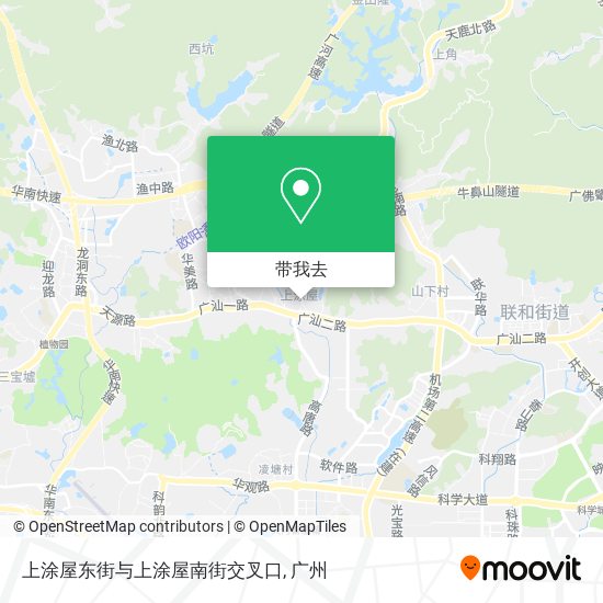 上涂屋东街与上涂屋南街交叉口地图