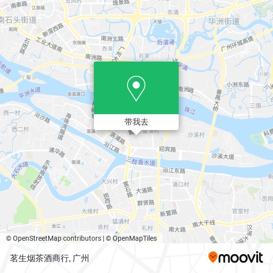 茗生烟茶酒商行地图