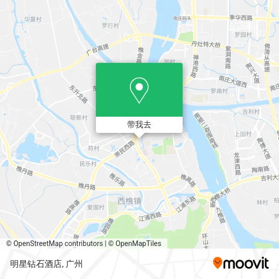 明星钻石酒店地图