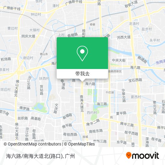 海六路/南海大道北(路口)地图