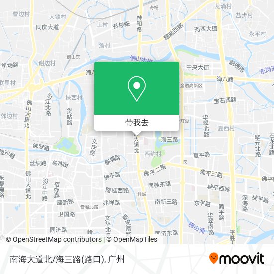 南海大道北/海三路(路口)地图