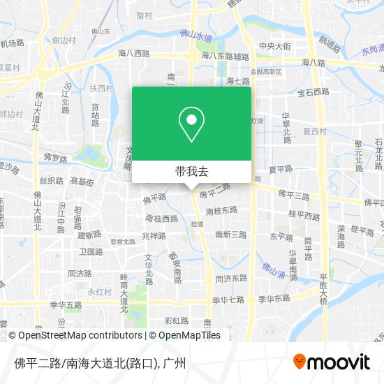 佛平二路/南海大道北(路口)地图