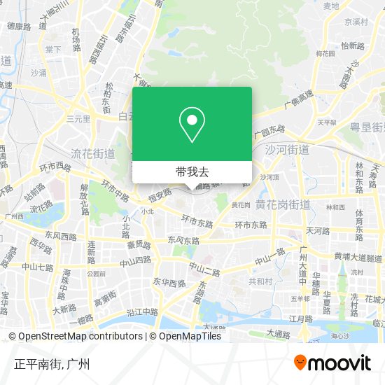 正平南街地图