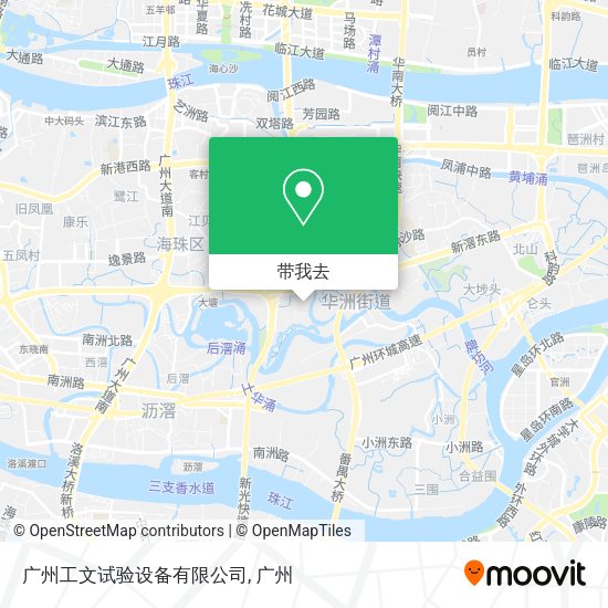 广州工文试验设备有限公司地图