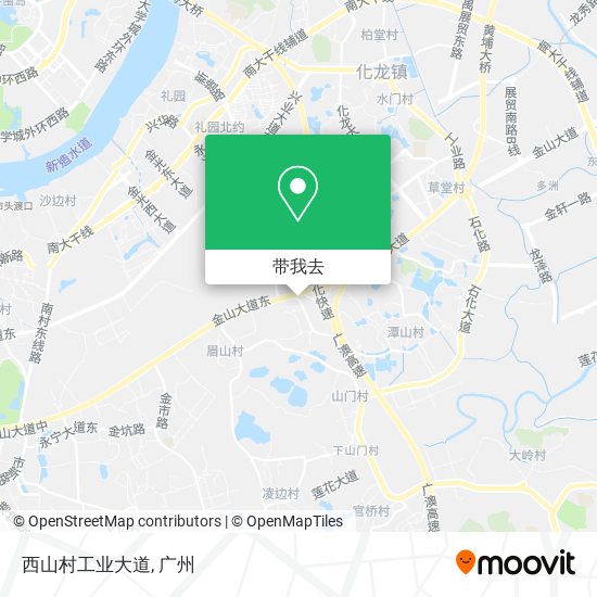 西山村工业大道地图