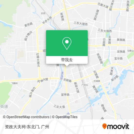 资政大夫祠-东北门地图