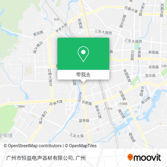 广州市恒益电声器材有限公司地图