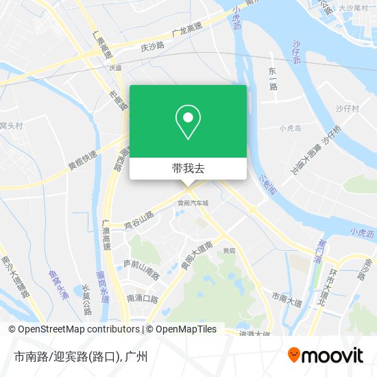 市南路/迎宾路(路口)地图