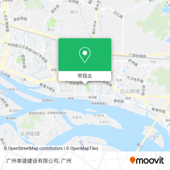 广州泰捷建设有限公司地图