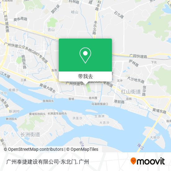 广州泰捷建设有限公司-东北门地图