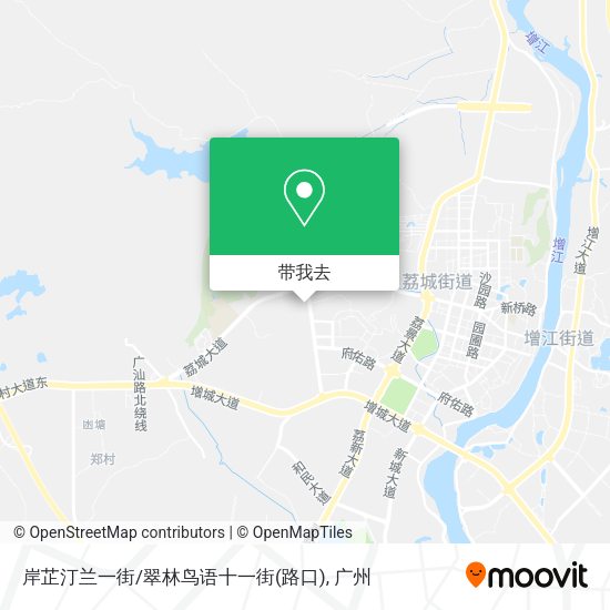 岸芷汀兰一街/翠林鸟语十一街(路口)地图