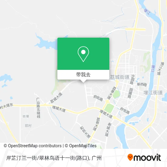 岸芷汀兰一街/翠林鸟语十一街(路口)地图