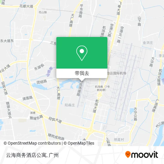 云海商务酒店公寓地图