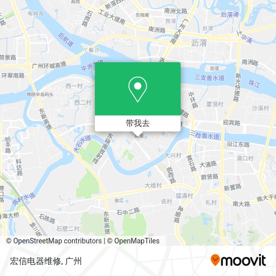 宏信电器维修地图
