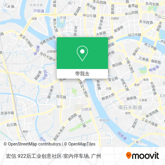 宏信.922后工业创意社区-室内停车场地图