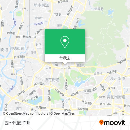 固华汽配地图