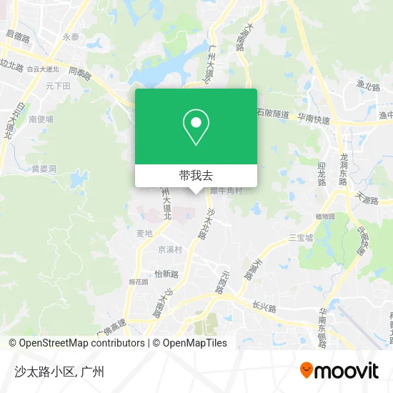 沙太路小区地图