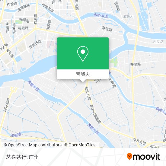 茗喜茶行地图