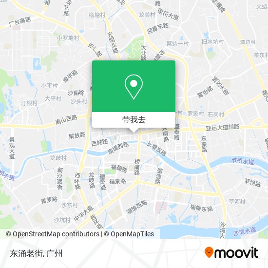 东涌老街地图