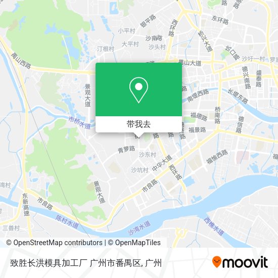 致胜长洪模具加工厂 广州市番禺区地图
