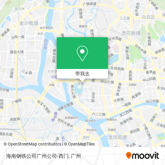 海南钢铁公司广州公司-西门地图