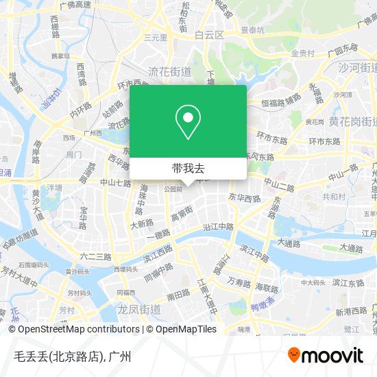 毛丢丢(北京路店)地图