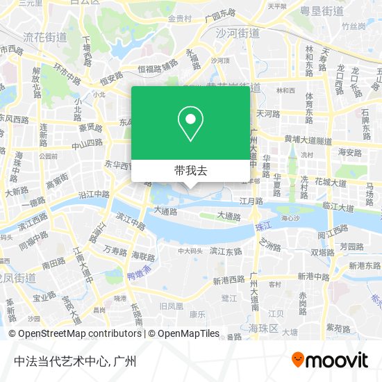 中法当代艺术中心地图