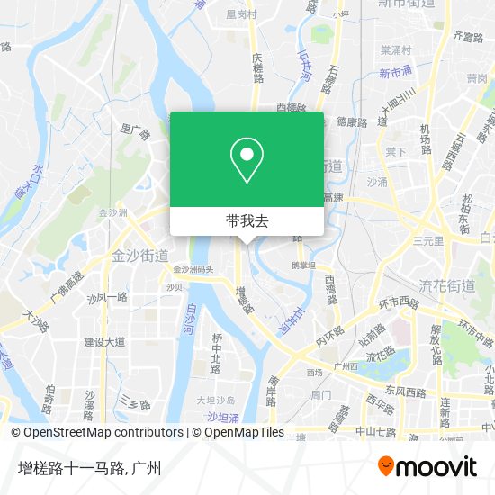 增槎路十一马路地图