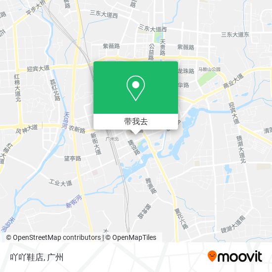 吖吖鞋店地图