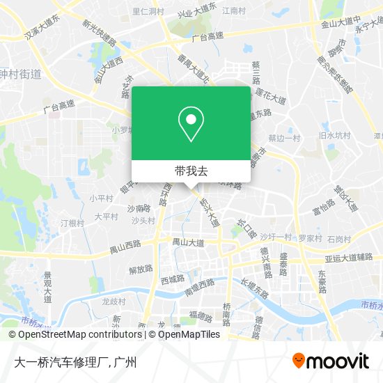 大一桥汽车修理厂地图