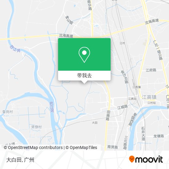 大白田地图