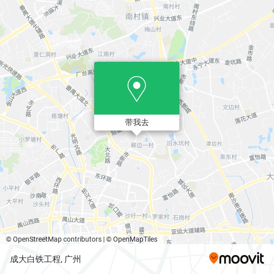 成大白铁工程地图