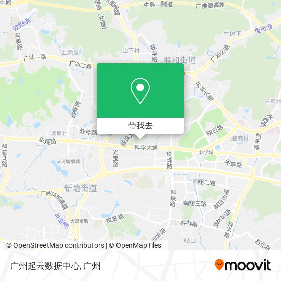广州起云数据中心地图