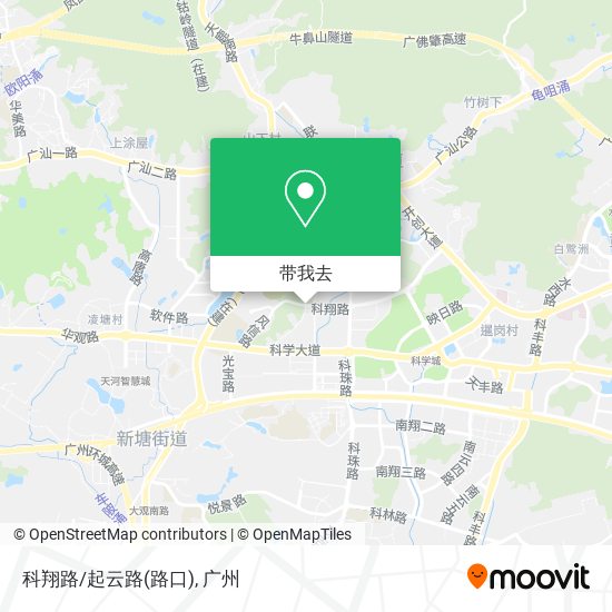 科翔路/起云路(路口)地图