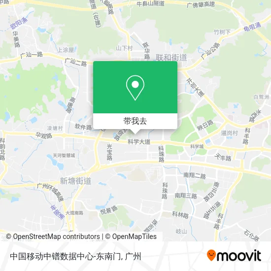 中国移动中镨数据中心-东南门地图