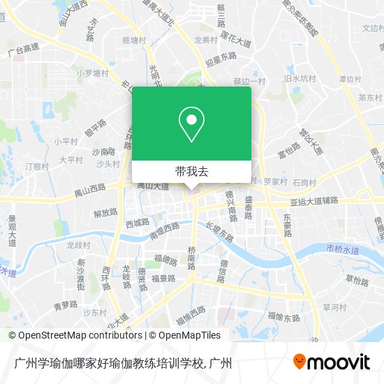 广州学瑜伽哪家好瑜伽教练培训学校地图